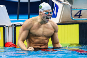 Gabriel Bandeira, paratleta do Praia Clube que conquistou ouro no Mundial de Natação Paralímpica em Singapura