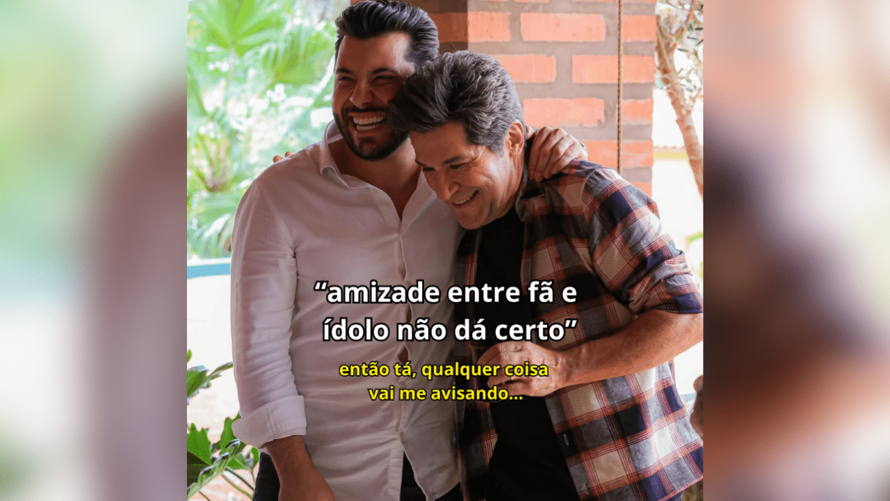 Murilo Huff mostr presença divertida com os fãs