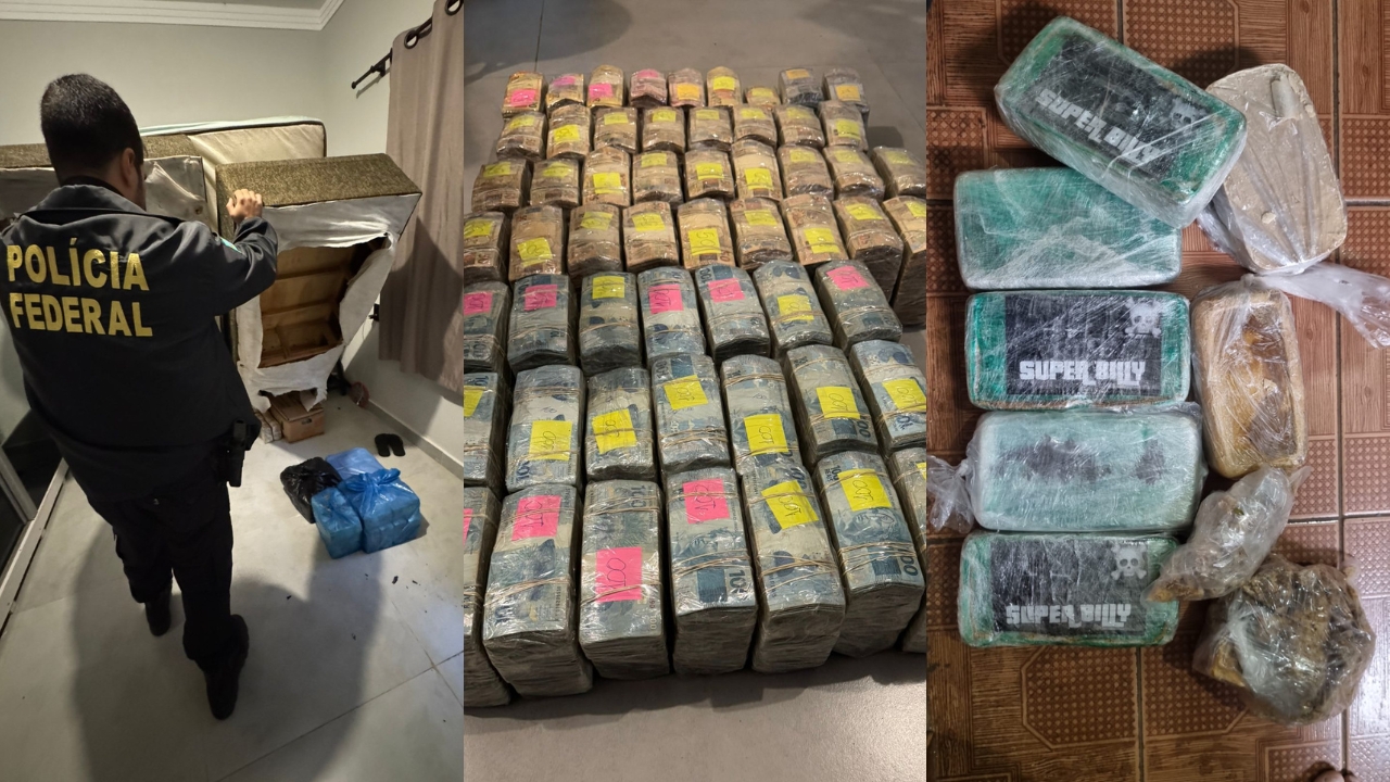 Operação Homizio: Polícia encontra R$ 4 milhões escondidos em fundo falso de cama no Triângulo Mineiro Operação Homizio: Polícia encontra R$ 4 milhões escondidos em fundo falso de cama no Triângulo Mineiro