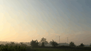 Triângulo amanhece mais frio