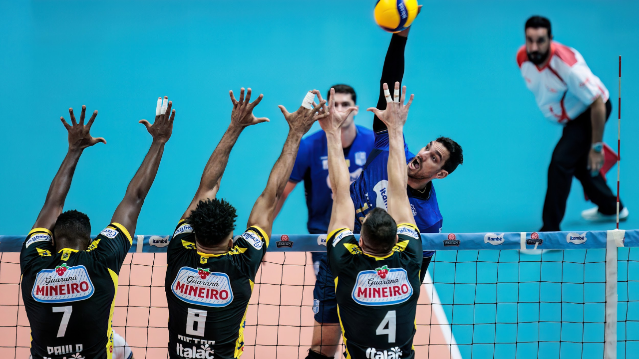 campeonato-mineiro-de-volei Praia Clube é derrotado pelo Itambé Minas no Campeonato Mineiro de Vôlei