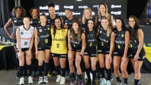 time de vôlei feminino do Praia Clube