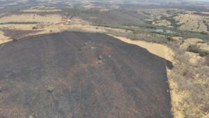 Incêndio atinge zona de amortecimento