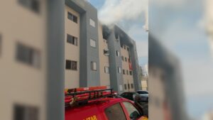 Explosão em apartamento no Shopping Park