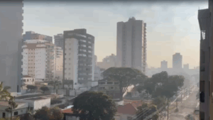 Nebulosidade no Triângulo e Alto Paranaíba