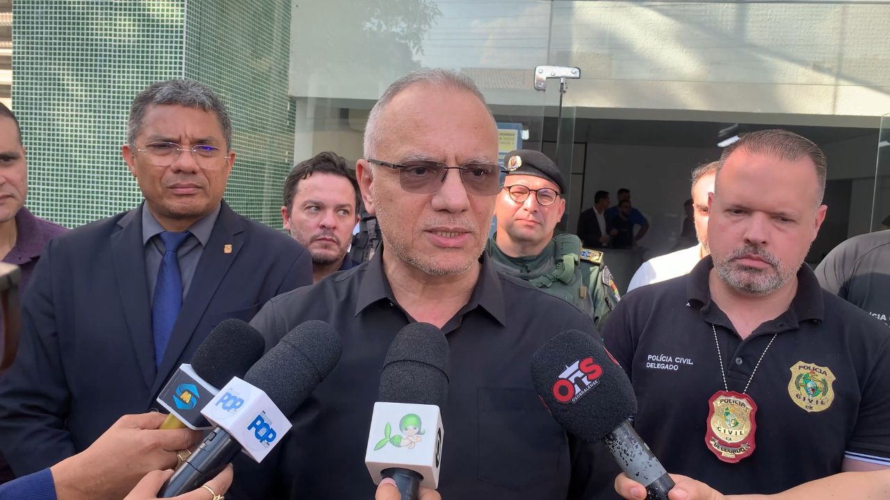 Secretário de Segurança do Ceará, Roberto Sá, em entrevista coletiva sobre o ataque à escola no Ceará