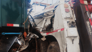 Guincho da Triunfo Concebra se envolve em acidente na BR-153 em Frutal