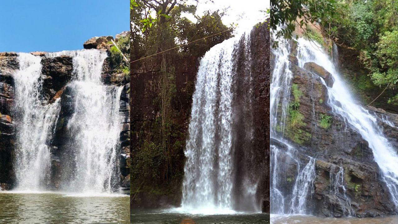 Três cachoeiras em uberlândia: Cachoeira do Bom Jardim, Cachoeira das Fumaças e Cachoeira do Marimbondo