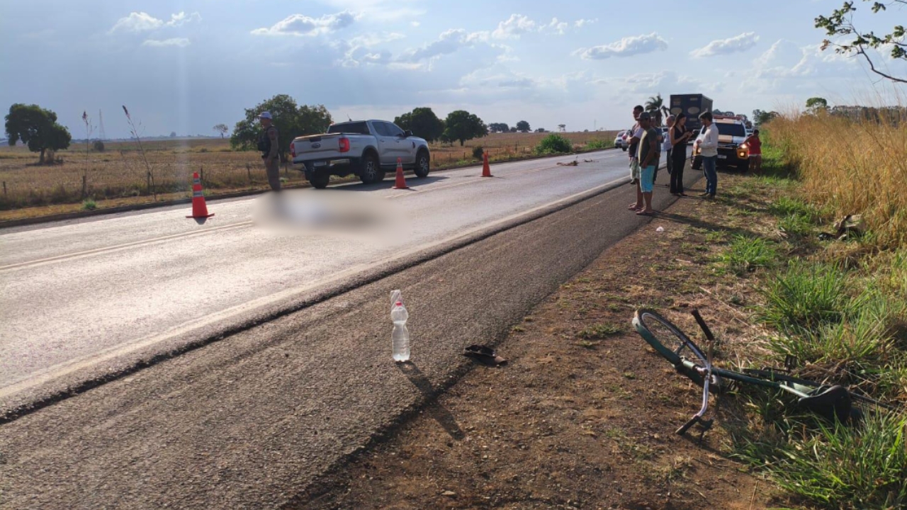 Ciclista morre em acidente na BR-352, em Lagoa Formosa Ciclista morre em acidente na BR-352, em Lagoa Formosa