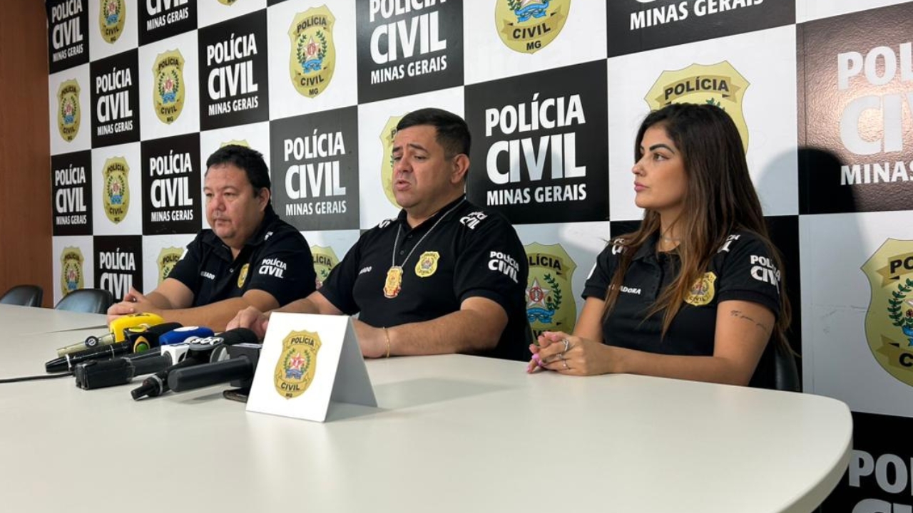 coletiva sobre o caso da motorista de aplicativo morta em Uberlândia