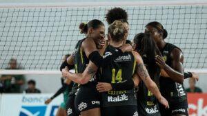 time femino Praia Clube na Superliga