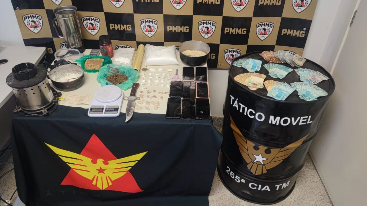 materiais apreendidos