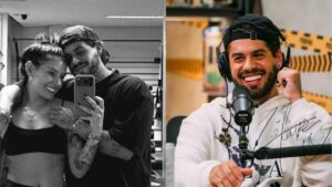 Ana Castela e Zé Felipe juntos na academia