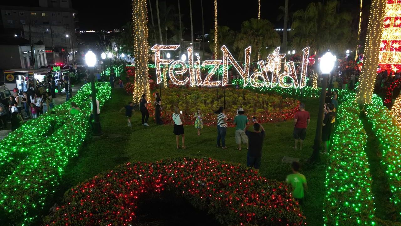 Decoração natalina em Araxá