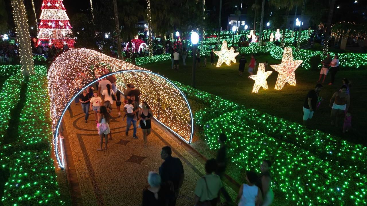 Decoração natalina em Araxá