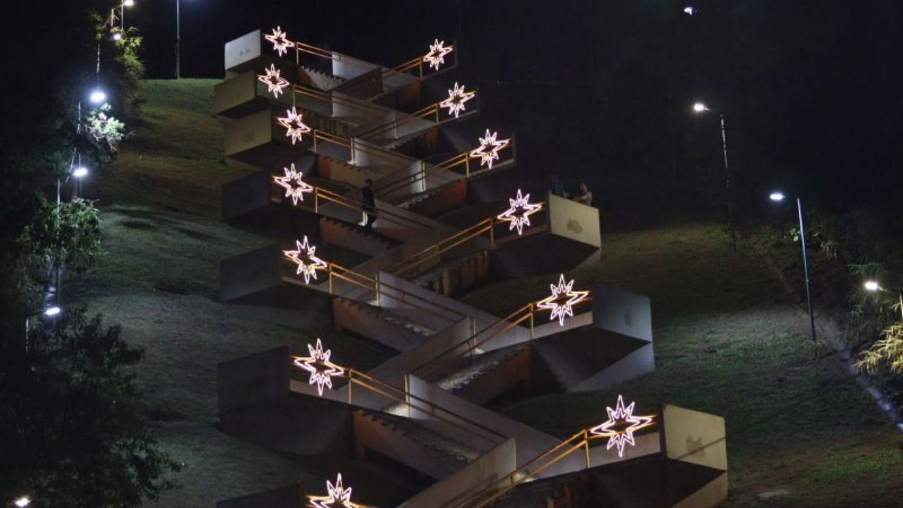 Decoração natalina em Araxá