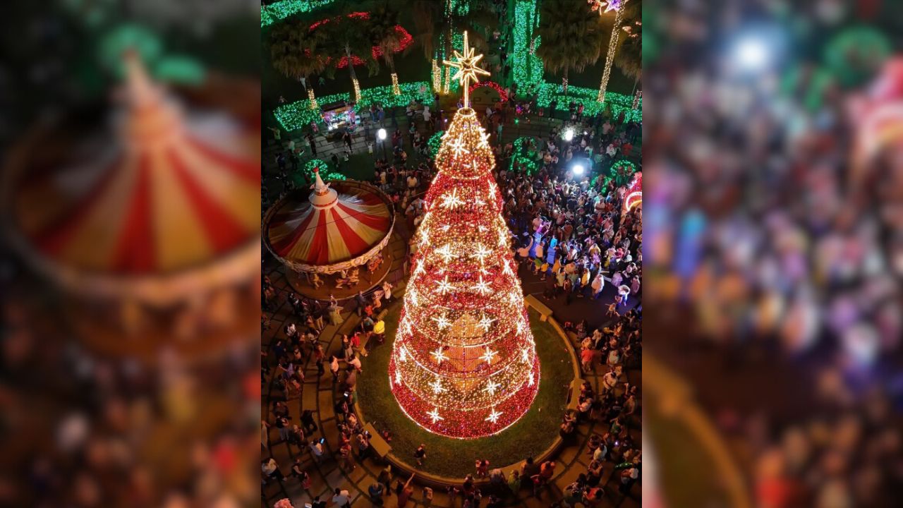 Decoração natalina em Araxá