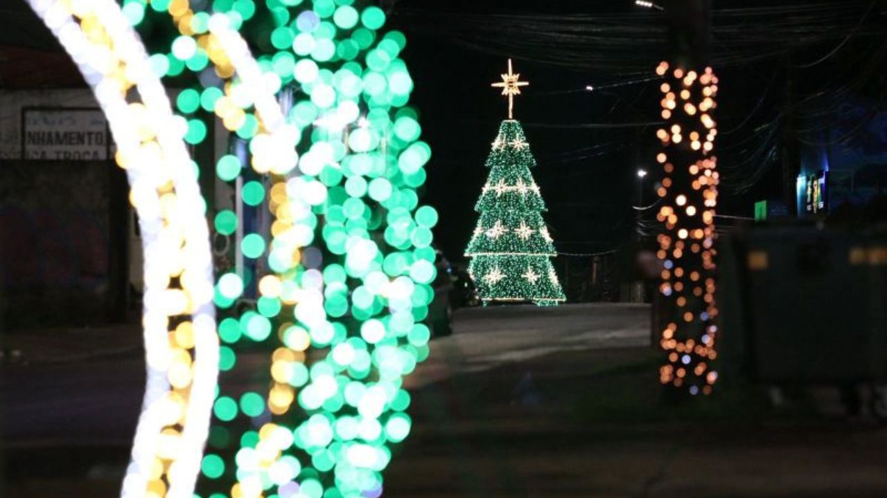 Decoração natalina em Araxá