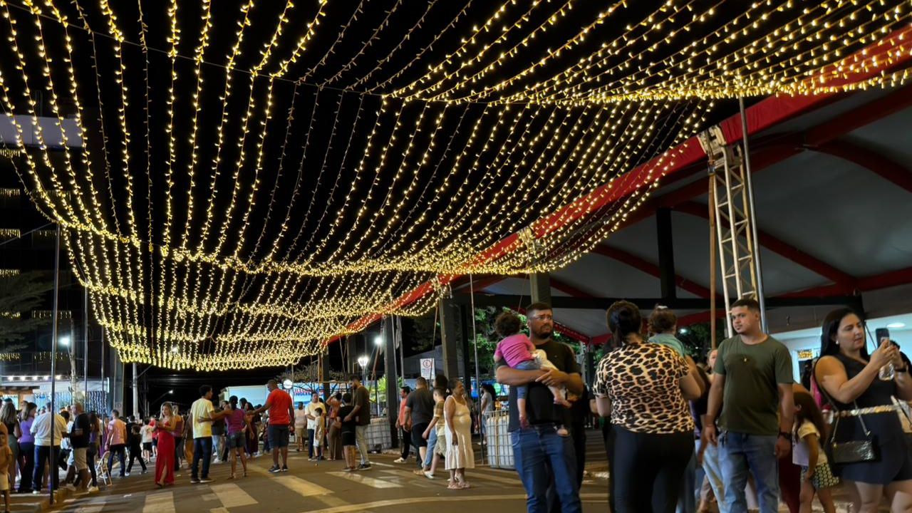 Decoração natalina de Ituiutaba