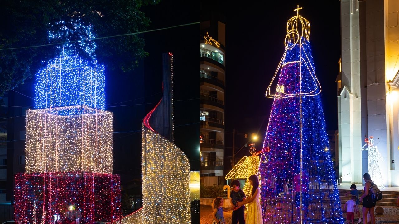 Decoração natalina em Patos de Minas