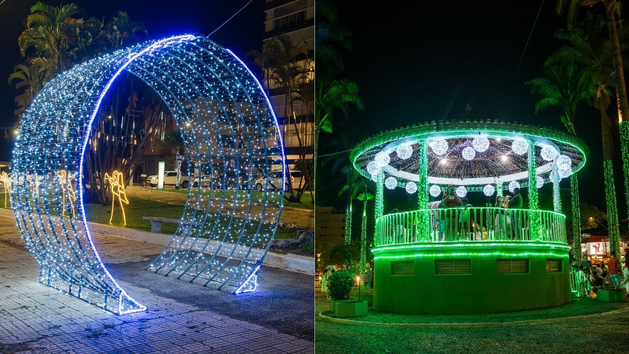 Decoração natalina em Patos de Minas
