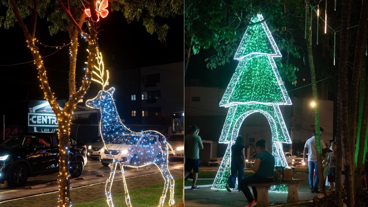 Decoração natalina em Patos de Minas