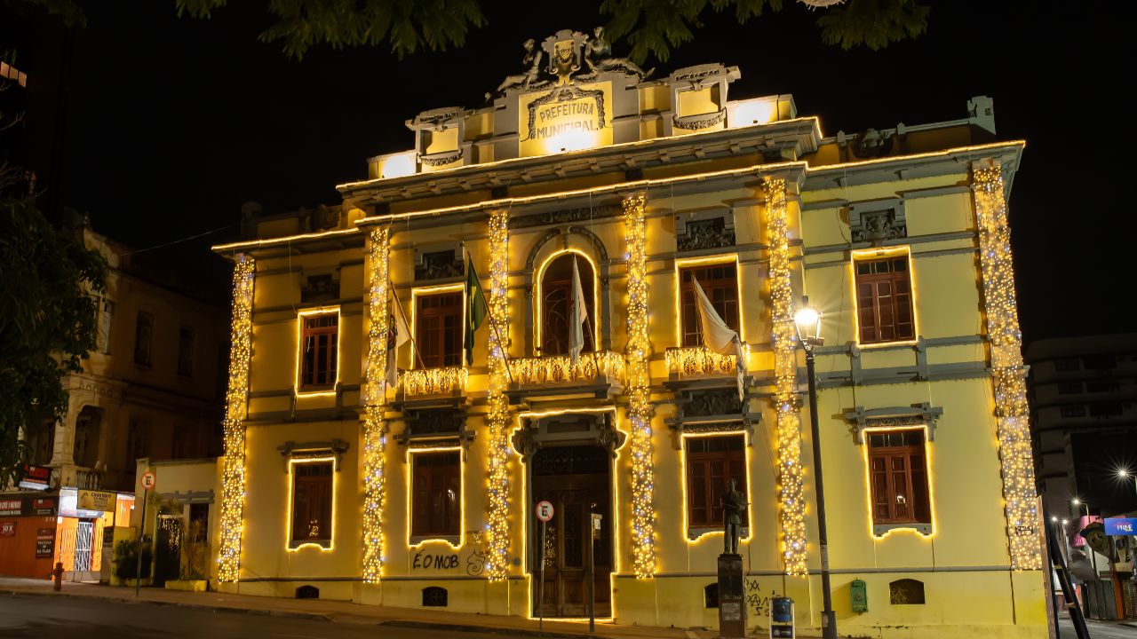 Decoração natalina em Uberaba