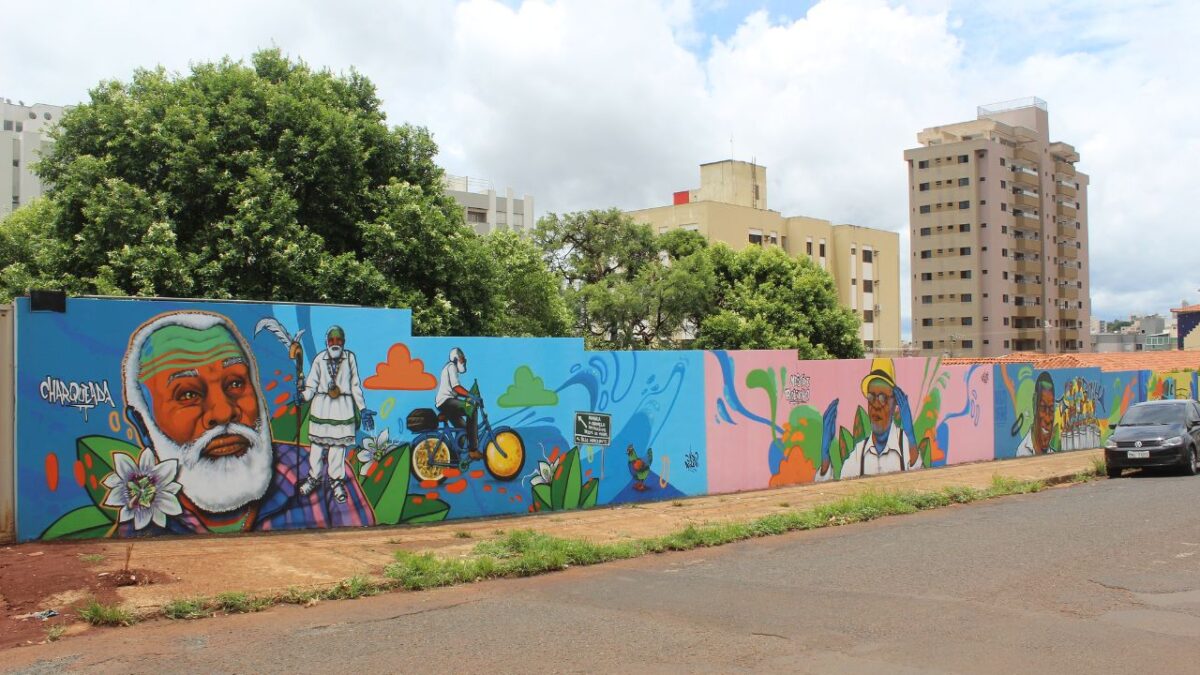 Novos murais do projeto de graffiti em Uberlândia