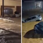 caixões e carros são arrastados por correnteza após chuvas em Ubá