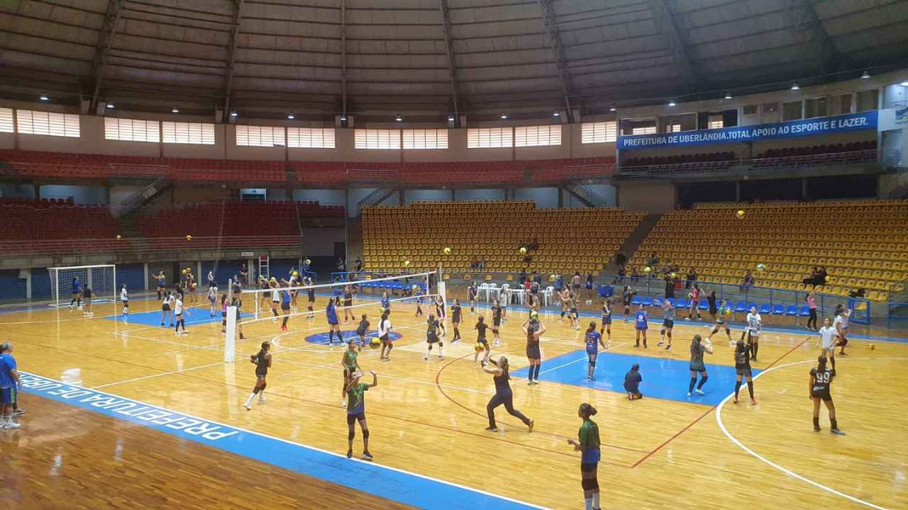 seletiva de vôlei feminino da Futel