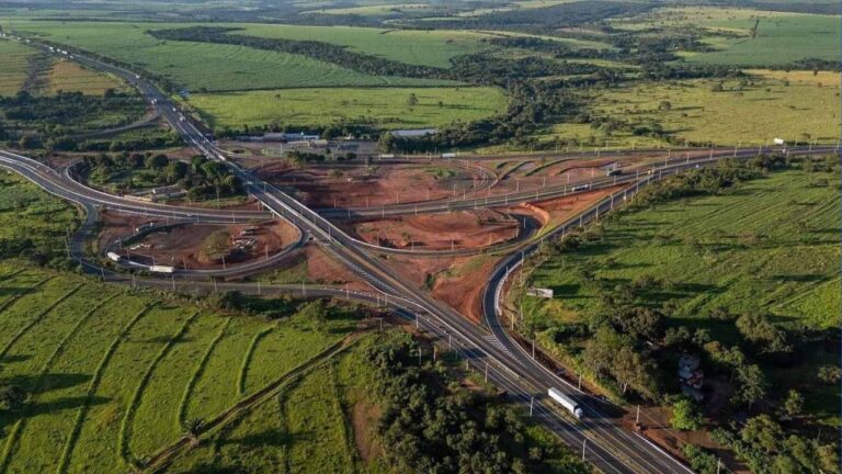 Novo complexo viário custou cerca de 50 milhões de reais - Crédito: Reprodução/ECOVIAS
