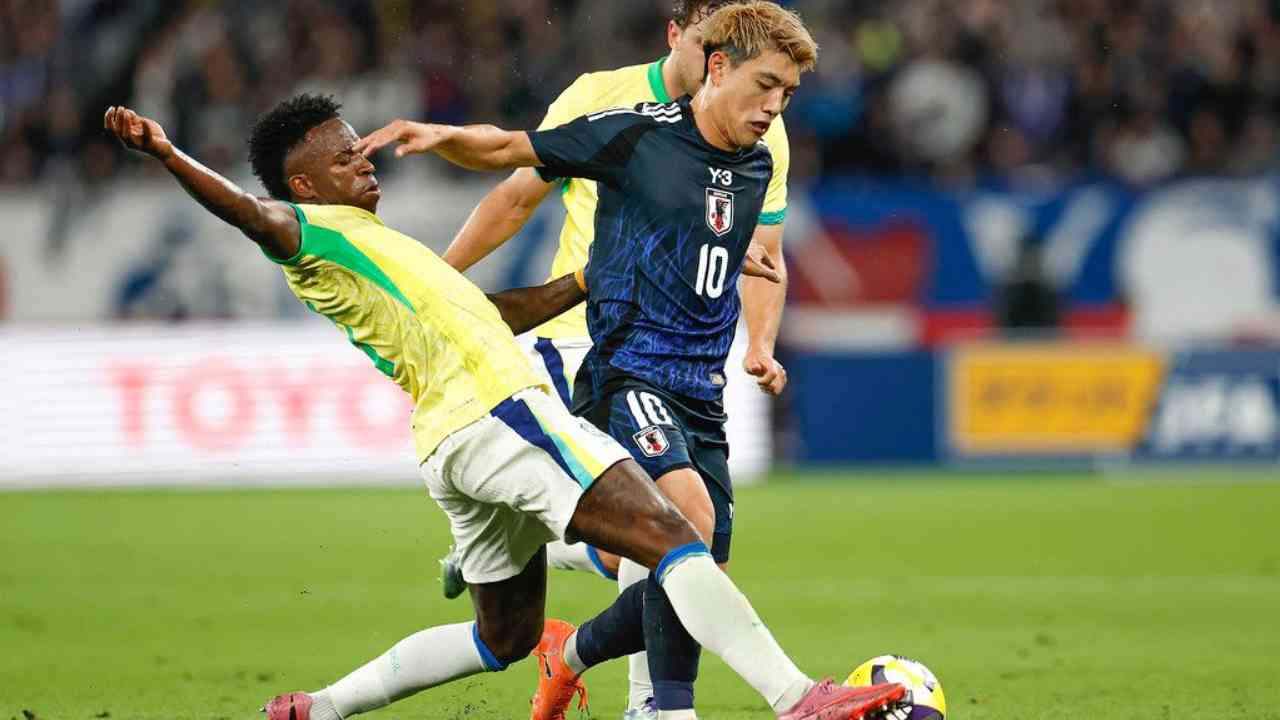 Brasil x Japão em amistoso em 2025