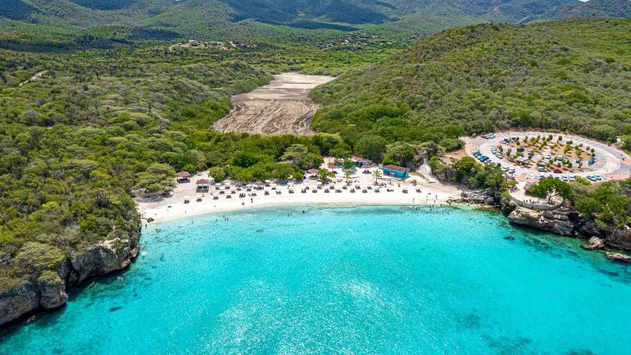 praia de Grote Knip em Curaçao