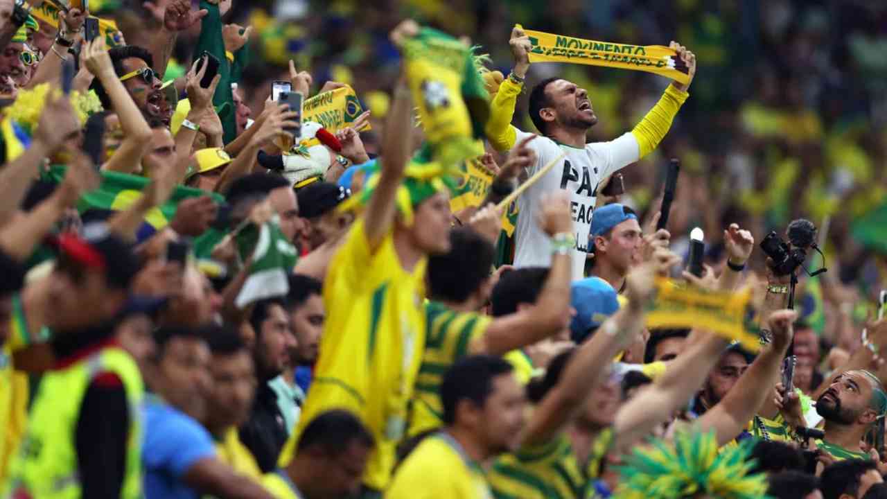 Torcida do Brasil - dia do futebol