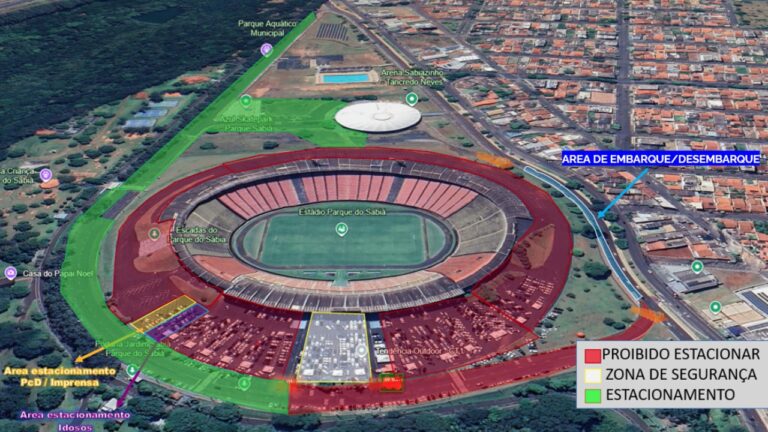 Vai ao jogo do Uberlândia? Veja onde será proibido estacionar no Parque do Sabiá
