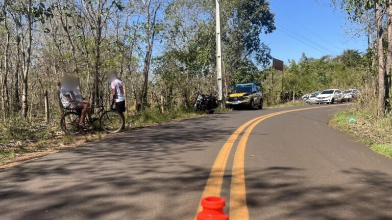 local em que motociclista morreu na MGC-154 após se perder de grupo