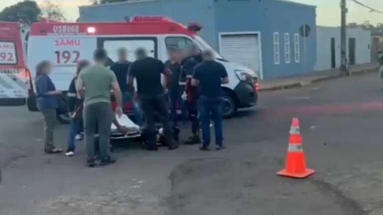 Acidente no bairro Integração