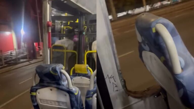 ônibus em uberlândia sem janela