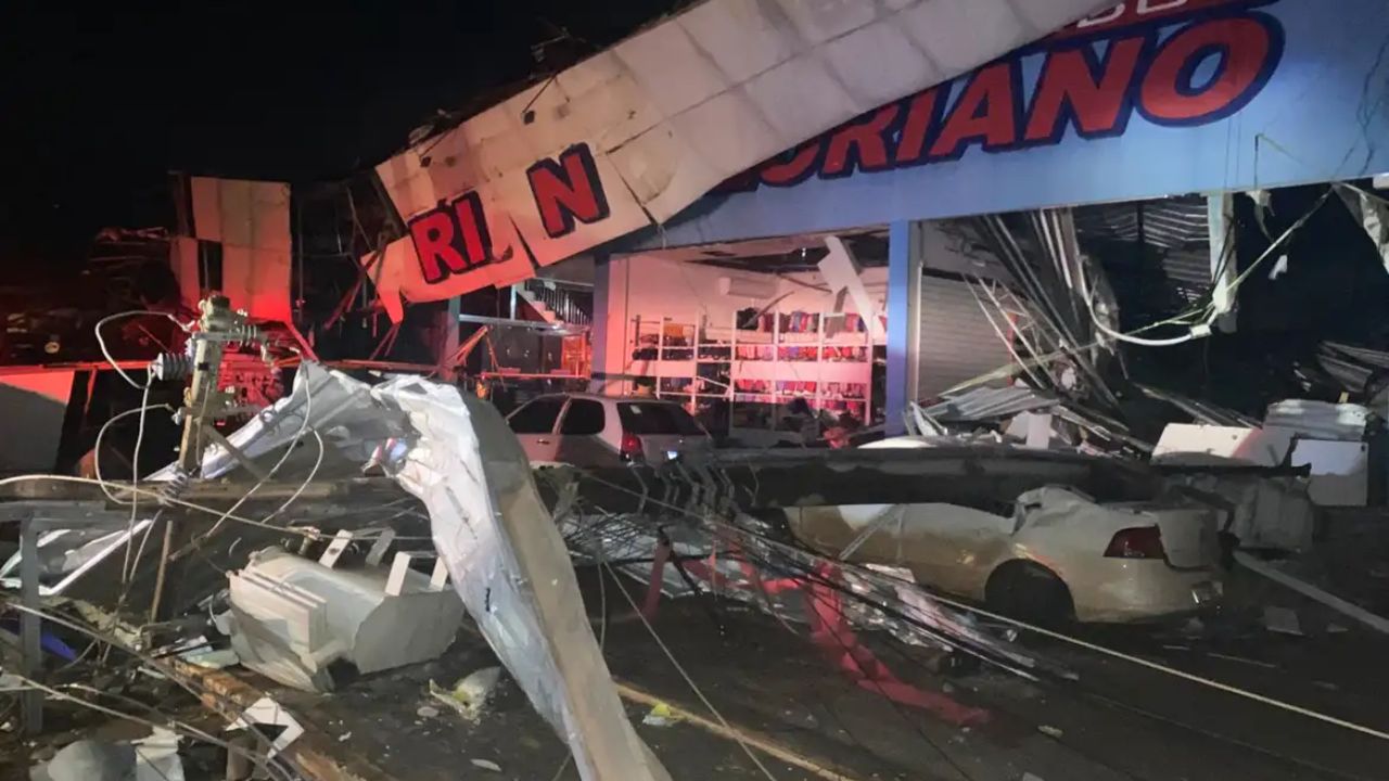 Ciclone-bomba no rio grande do sul