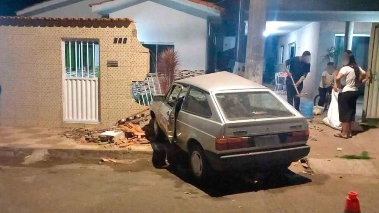estado do carro de jovem sem habilitação