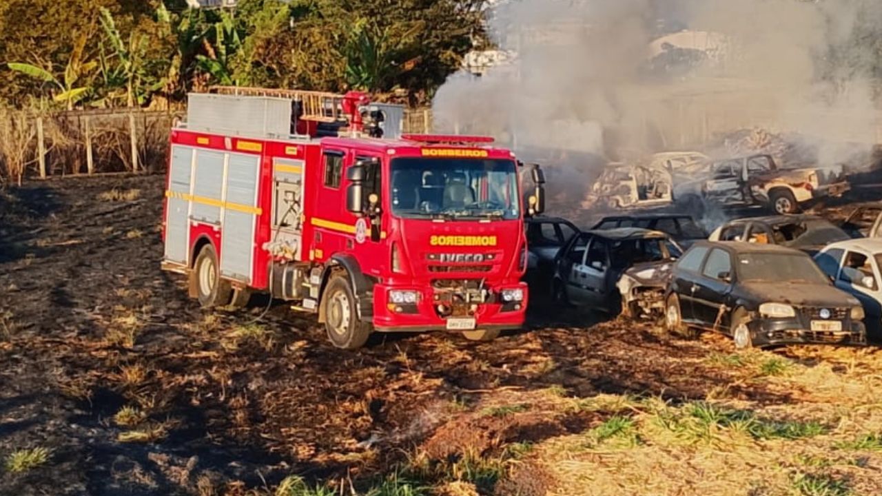 incêndio em Uberlândia incêndio em Uberlândia