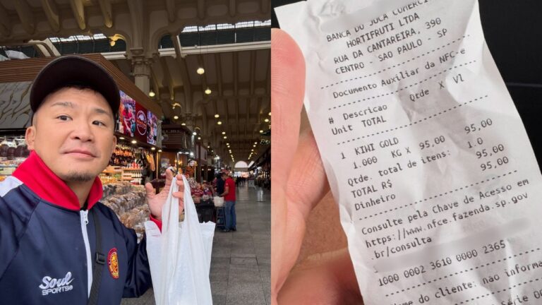Lutador japonês no mercadão comprando wiki
