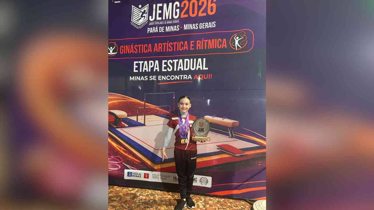 Ginasta Maria Eduarda Pacheco