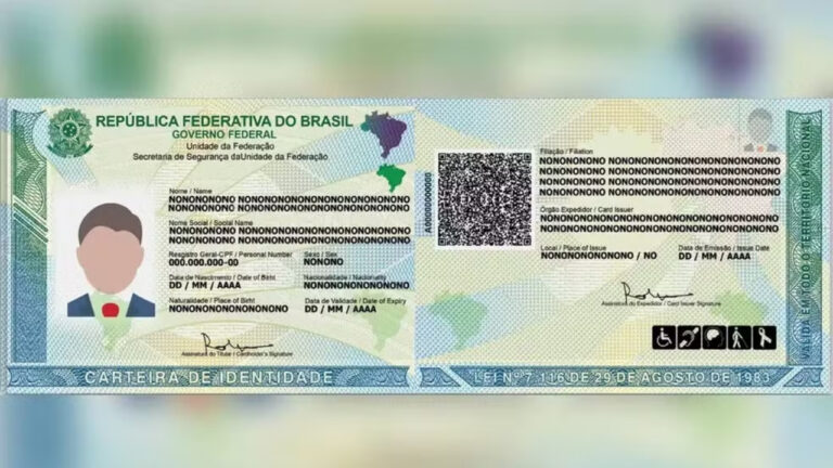 Nova Carteira de Identidade Nacional (CIN