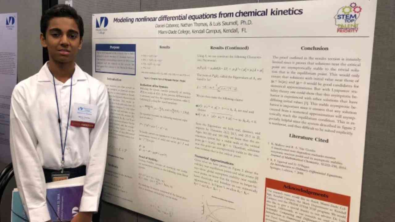 Professor universitário com 18 anos