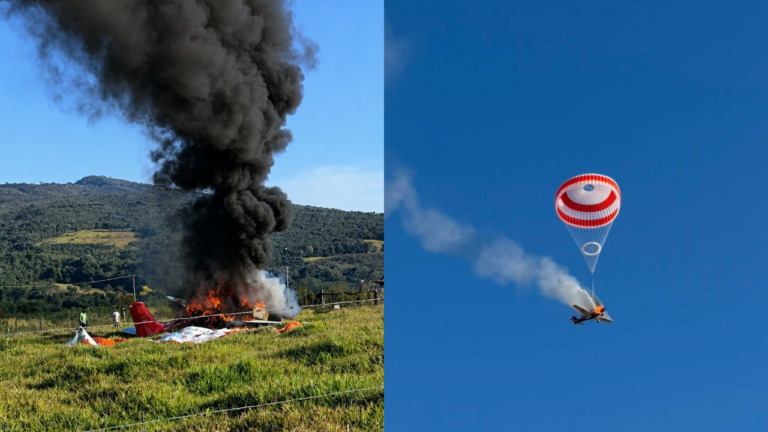 queda de avião