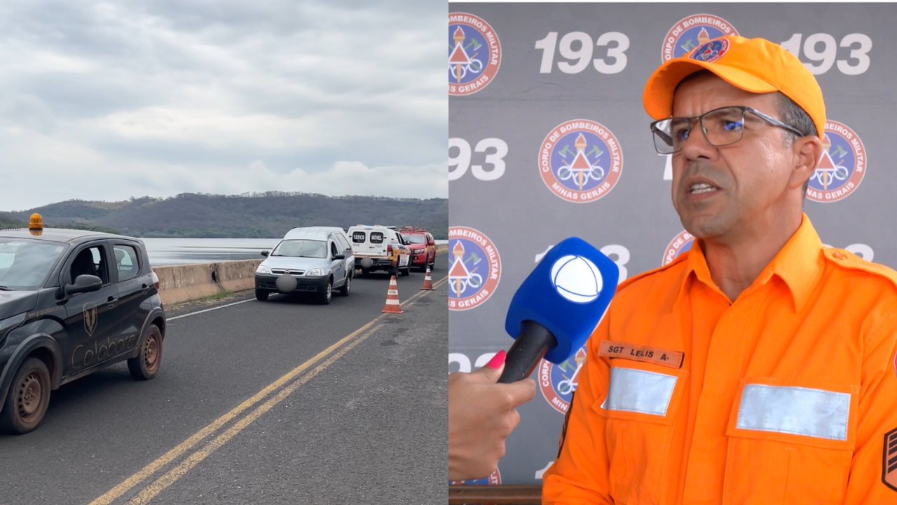 Corpo na Represa de Capim Branco mobiliza bombeiros e Polícia Militar
