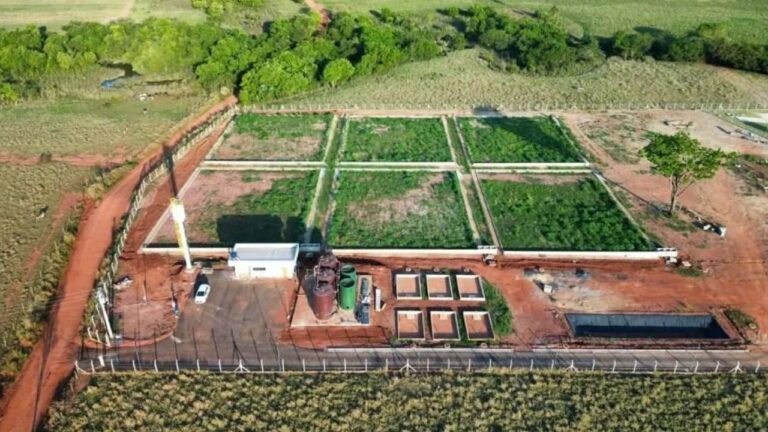 Nova estação de esgoto Frutal