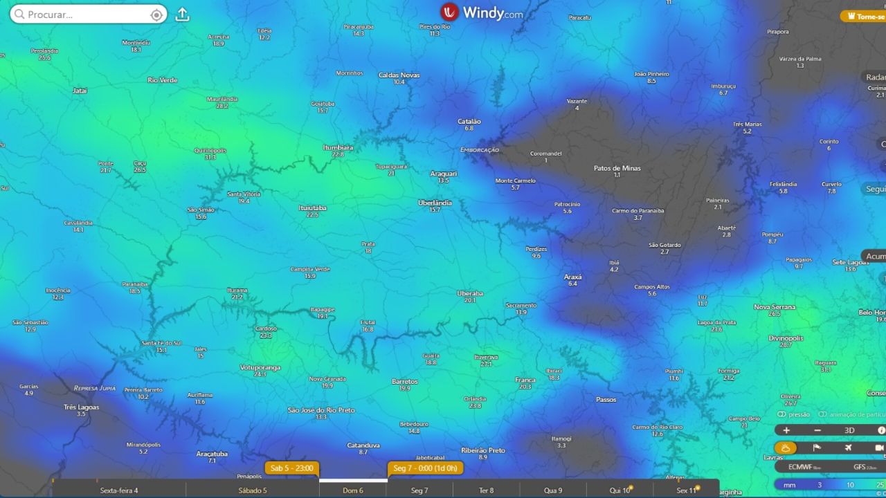 Uberlândia terá chuva Uberlândia terá chuva