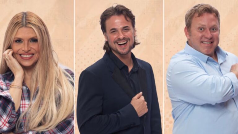Adryana Ribeiro, Daniel Erthal e Serginho Hondjakoff disputam o chapéu de Fazendeiro e a chance de escapar da Roça